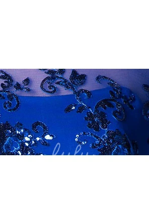 Sequined Sheath Mother of the Bride Dress Knee Length Half Sleeve High Neck Modern