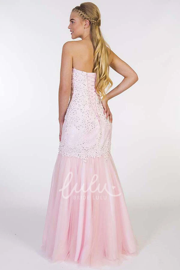 Beaded Sweetheart Trumpet Sleeveless Prom Dress Elegant 2025 Women's Formal Wear