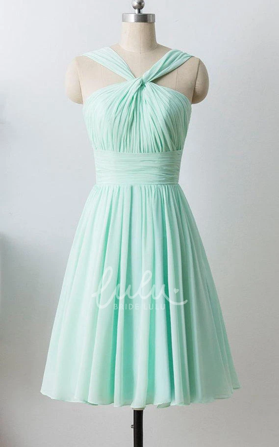 Halter Mint Bridesmaid Dress 2025