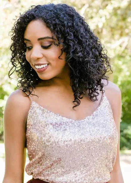 Tulle Sequins A-Line Dress with Jewel Neckline and Sleeveless/Short Sleeve Design