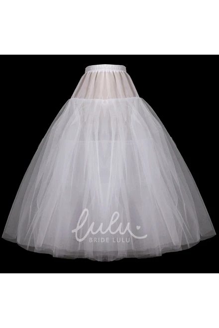 Non-bone 2-layer Net Wedding Skirt Petticoat Super Large Size