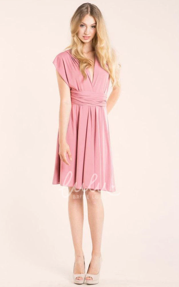 Infinity Knee Length Convertible Dress in Various Colors