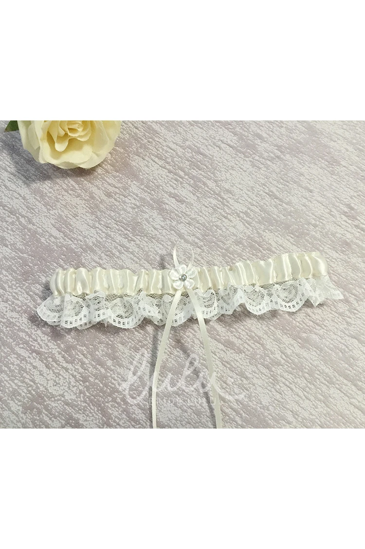 Fresh Lace Western-Style Bridal Garter Belt Wedding Dress Accessory
