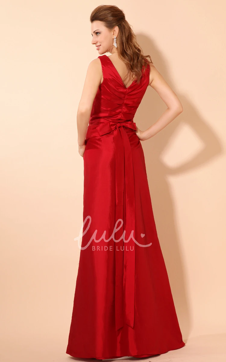 Maxi Satin Formal Dress with Ruching and Belts Classy Formal Dress Women