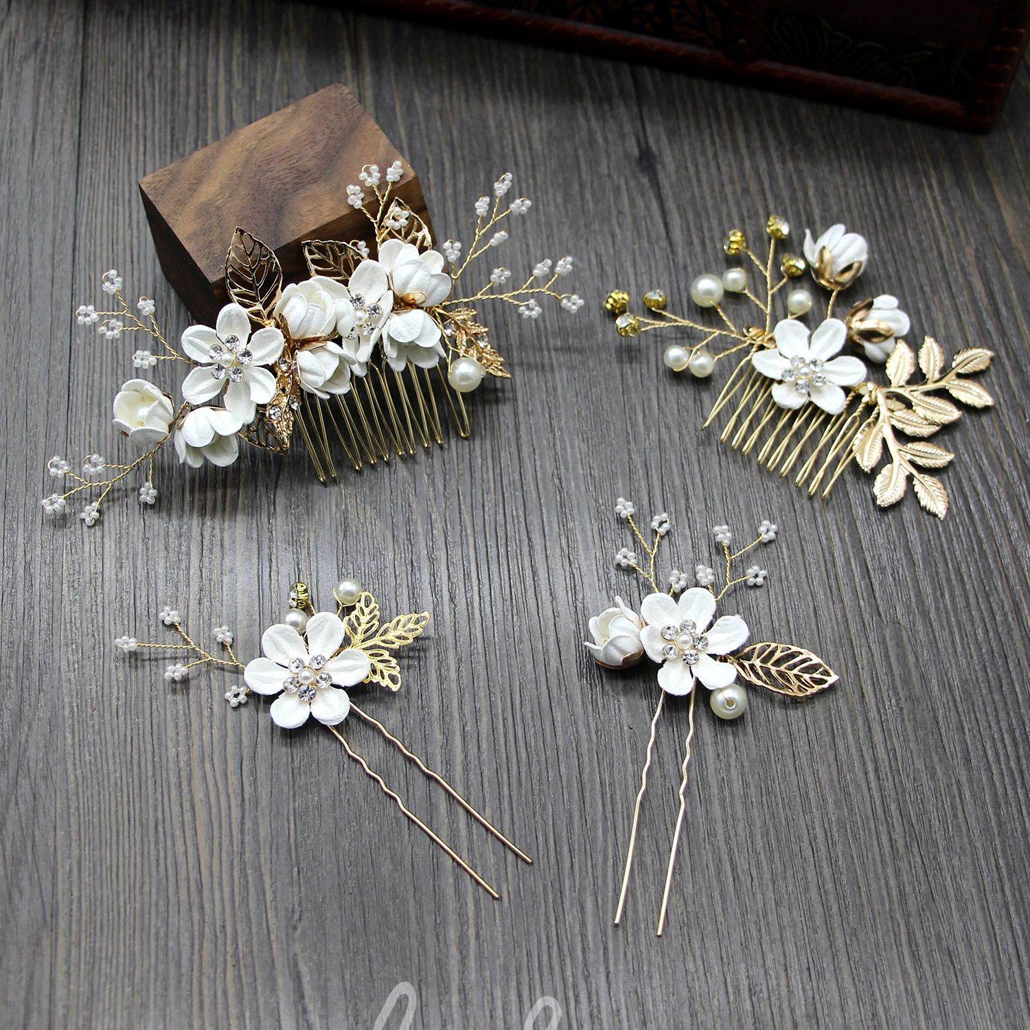 Romantic Chic Alloy Hair Combs