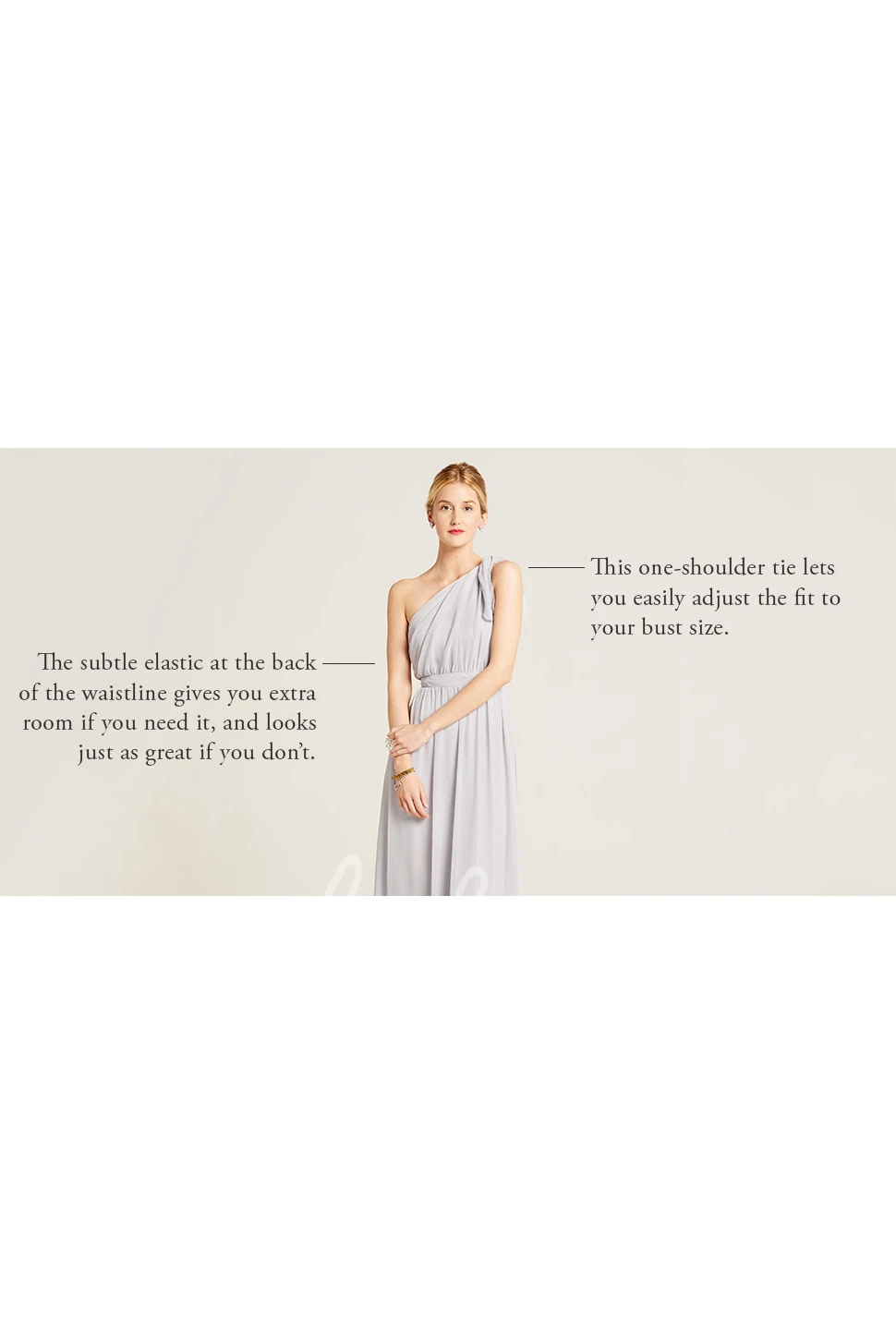 One-Shoulder Sleeveless Ruched Chiffon Bridesmaid Dress Classy Sleeveless Ruched One-Shoulder Bridesmaid Dress