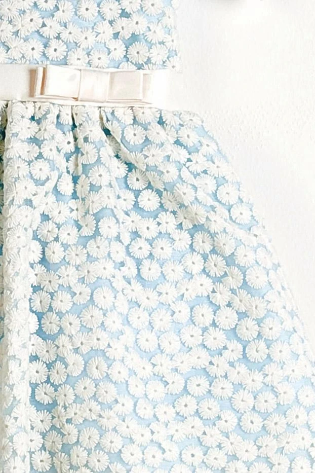 Mamie Knee-Length Flower Girl Dress Modern Casual Dress for Women