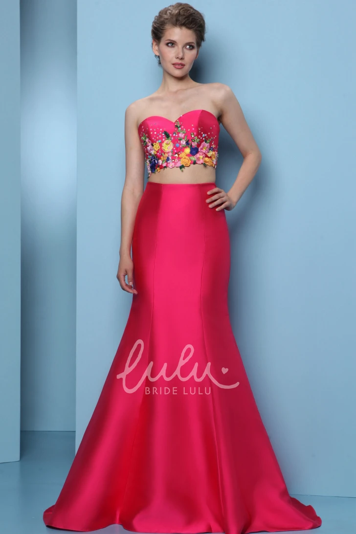 Sweetheart Mermaid Prom Dress with Embroidery and Sequins