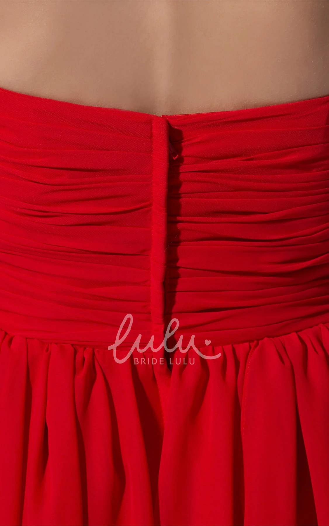 High-Low Beaded Chiffon Prom Dress with Sweetheart Neckline Unique Prom Dress 2025