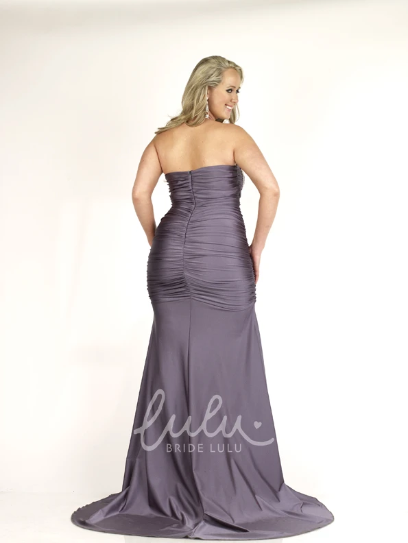 Mermaid Jersey Prom Dress with Beaded Criss-Cross Halter