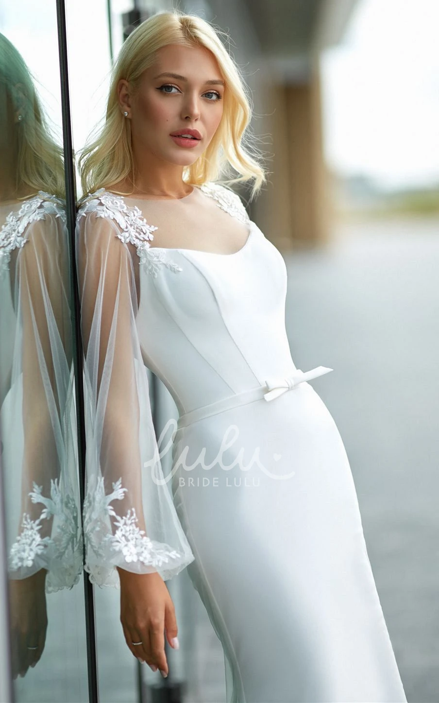 Sweetheart Mermaid Satin Wedding Dress with Sash Flattering and Glamorous