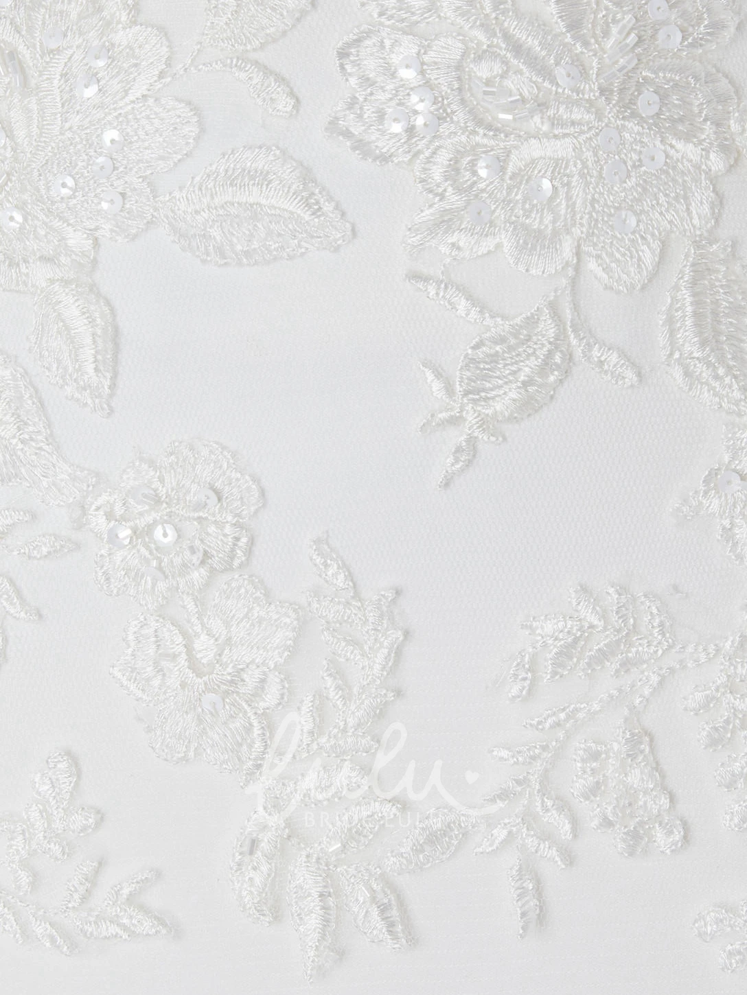 Lace&Tulle Sheath Wedding Dress with V-Neck and Illusion Floor-Length