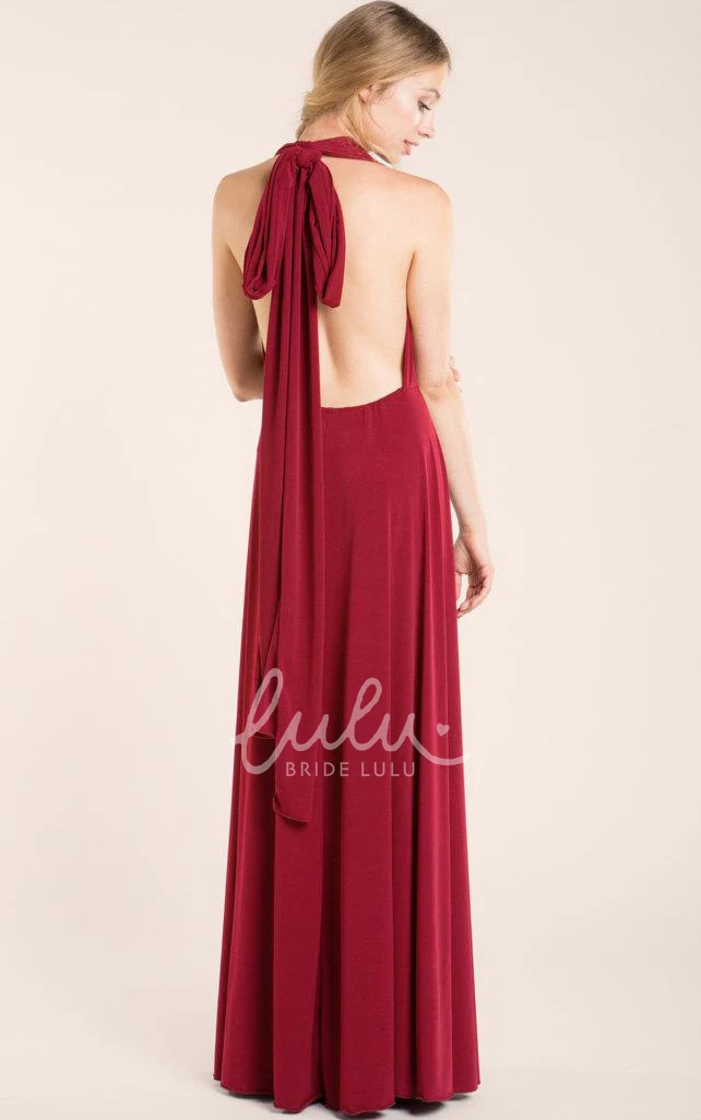 Mint Bridesmaid Dress Romantic Chiffon Gown with Sleeves