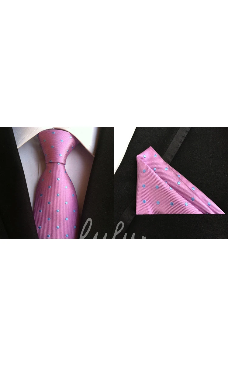 Satin Wide Tie and Pocket Square Combo-11 Color Options