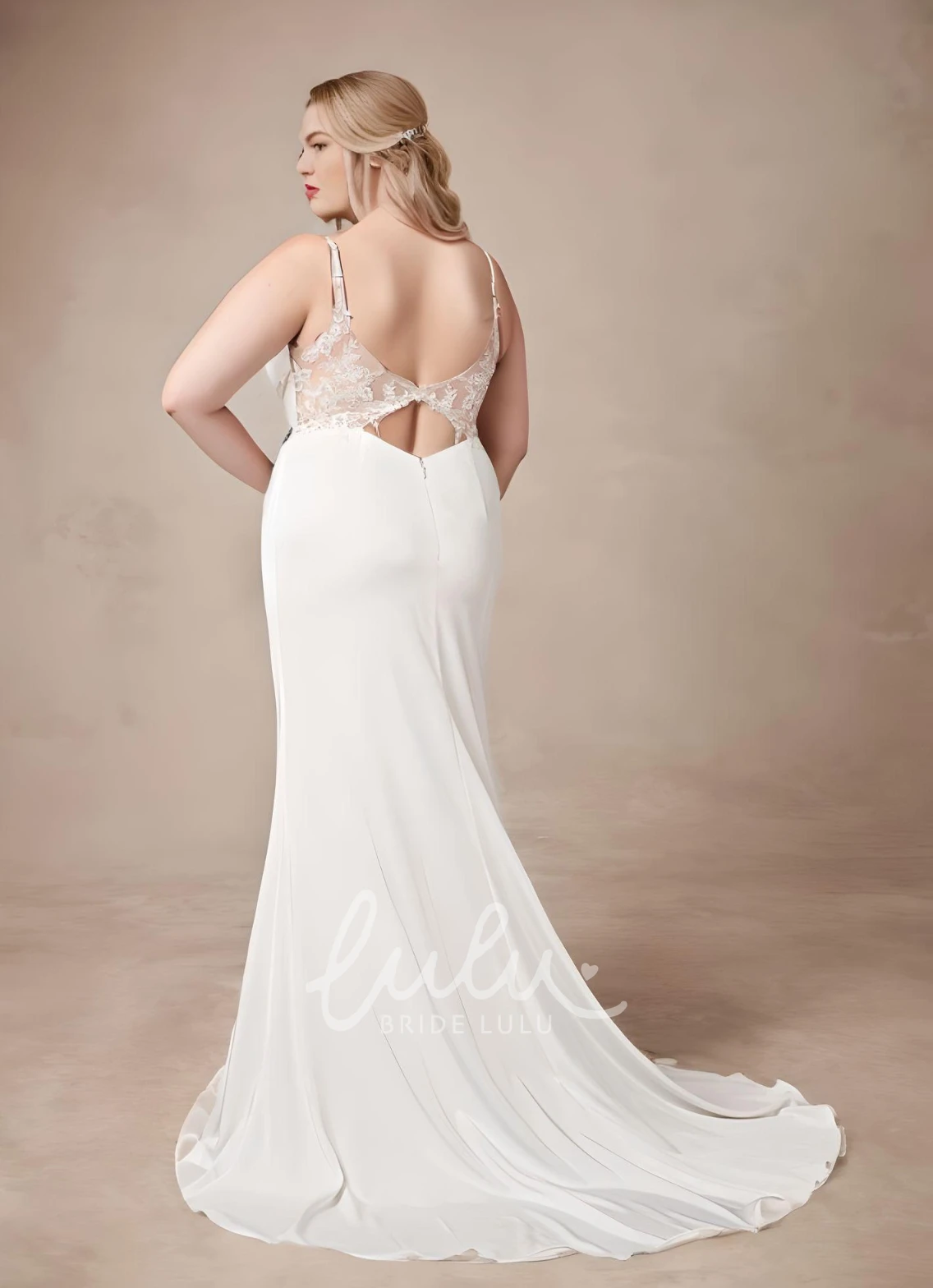 Elegant Mermaid Satin Sleeveless Wedding Dress Sexy Floor-length Bridal Dress