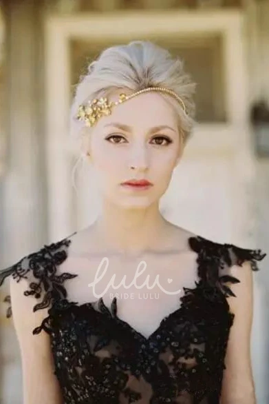 Straps Ball Gown Wedding Dress with Lace Appliques and Beading