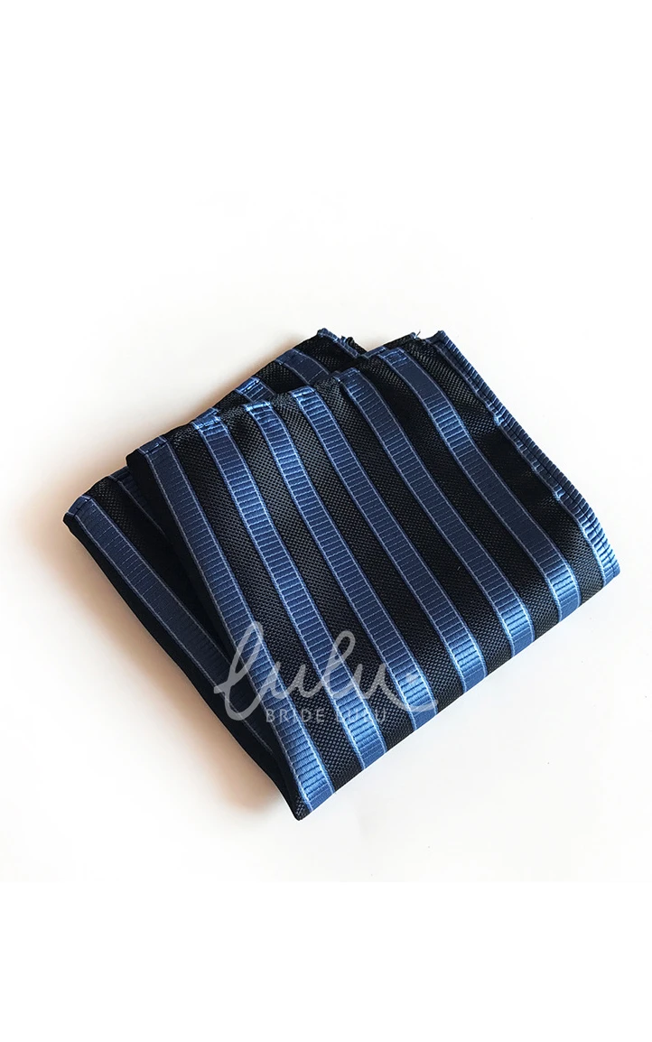 Striped Printing Pocket Square-11 Color Options