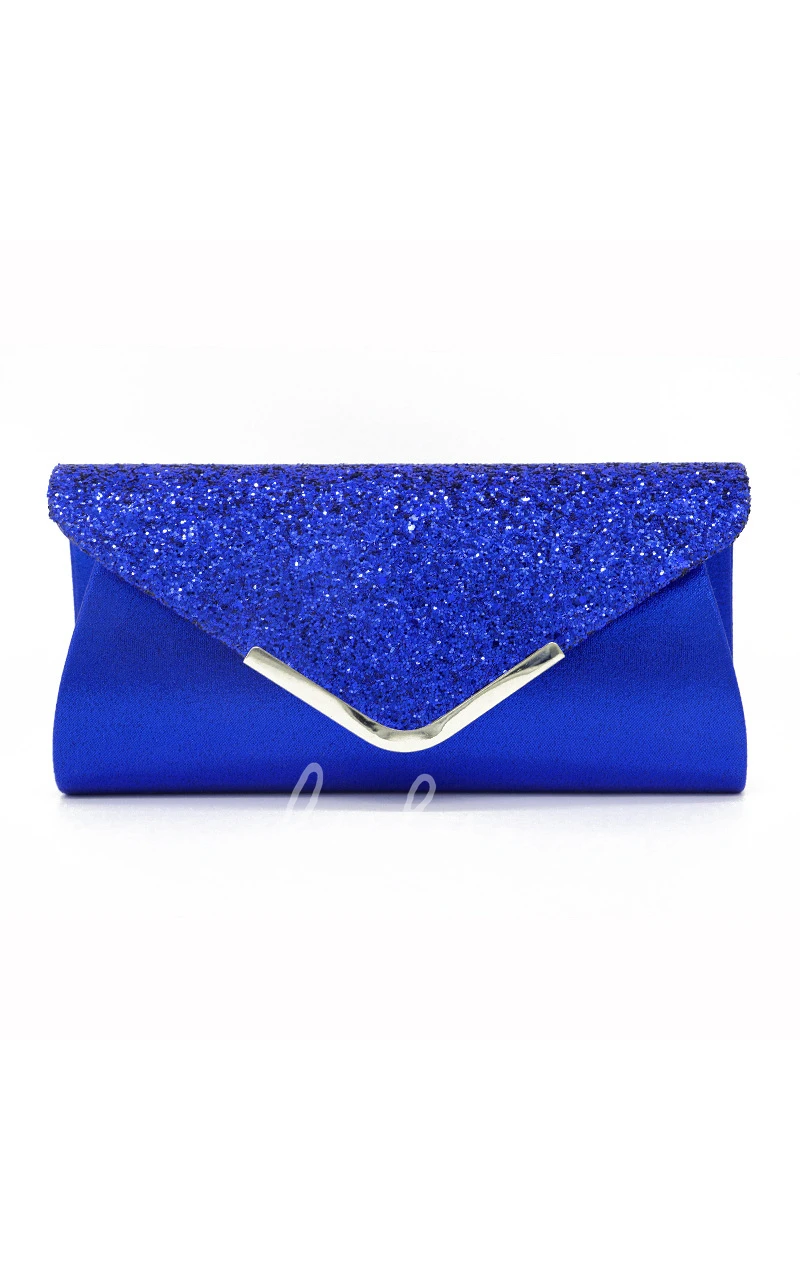 Sequin Flap Envelope Clutch