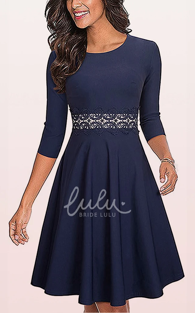Modest A Line Sleeveless Spandex Formal Dress with Appliques and Sash