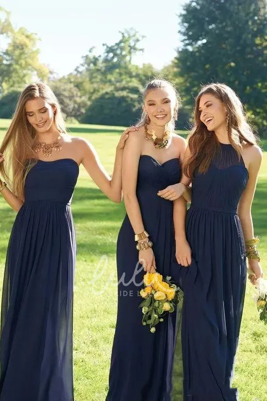 Halter A-Line Chiffon Lace Dress with Jewel/Sweetheart Neckline and Sleeveless Design