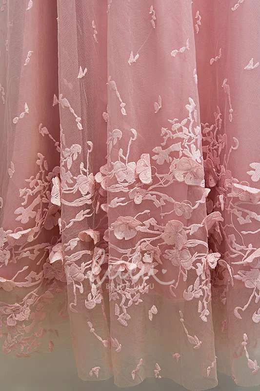 A-Line Lace Dress Half Sleeve Scoop Neck with Sash