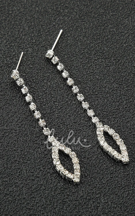Fabulous Bridal and Gala Rhinestone Necklace and Earrings Jewelry Set