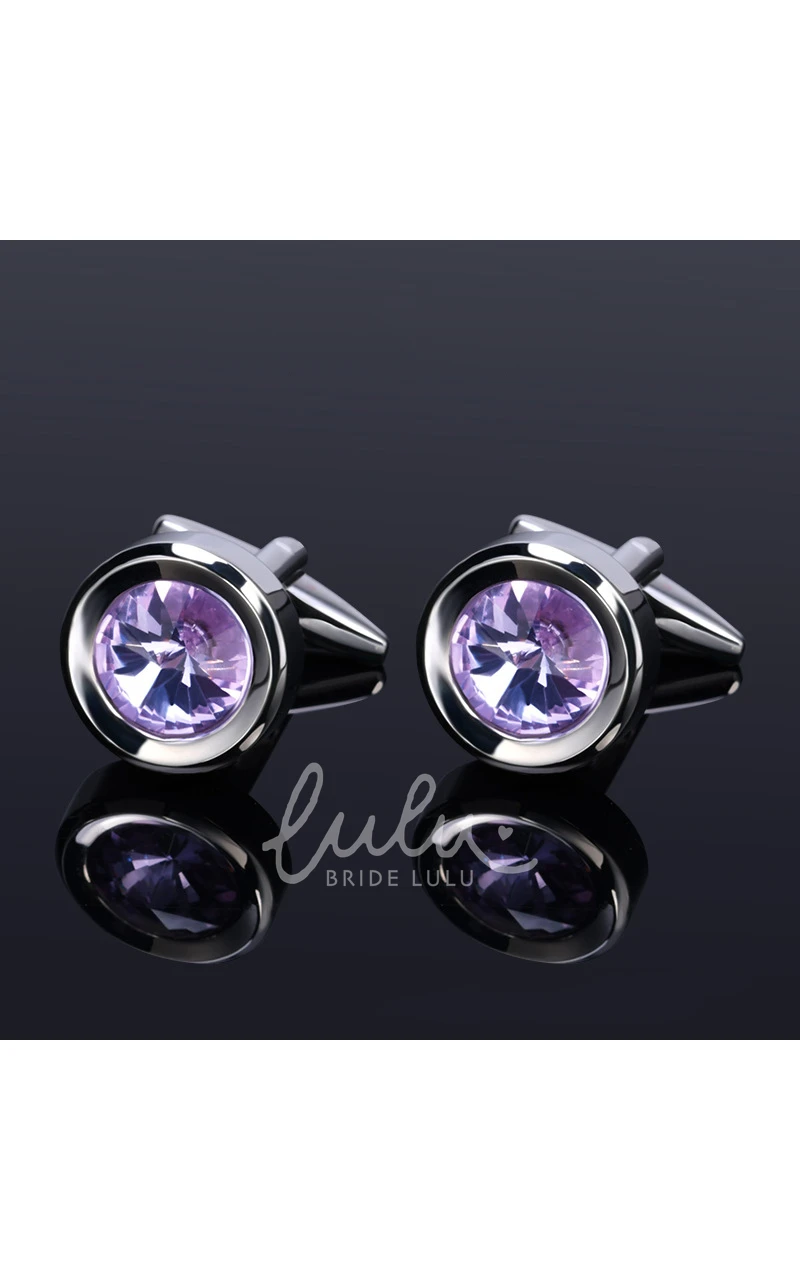 Simple Classic Alloy Cufflinks-10 Styles