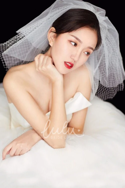 Multi-layer Mesh Short Bridal Veil for Photography Beautiful Wedding Dress Addition