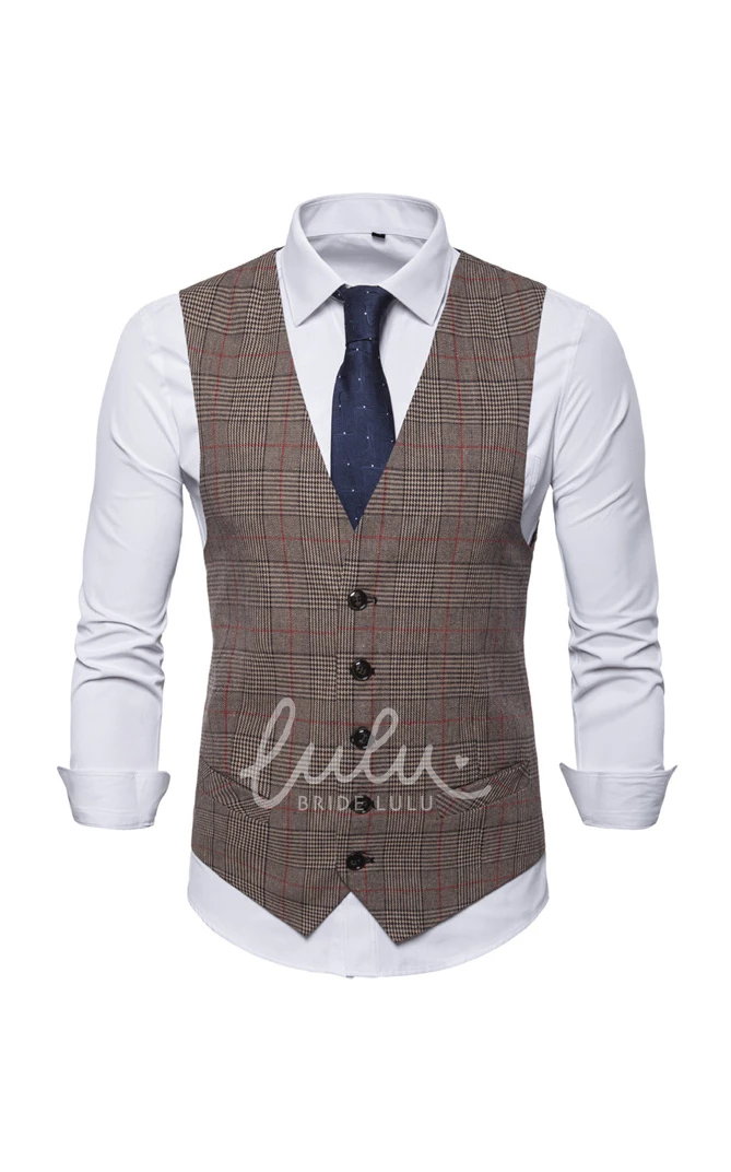 Cotton Classic Groom's Vest-3 Color Options