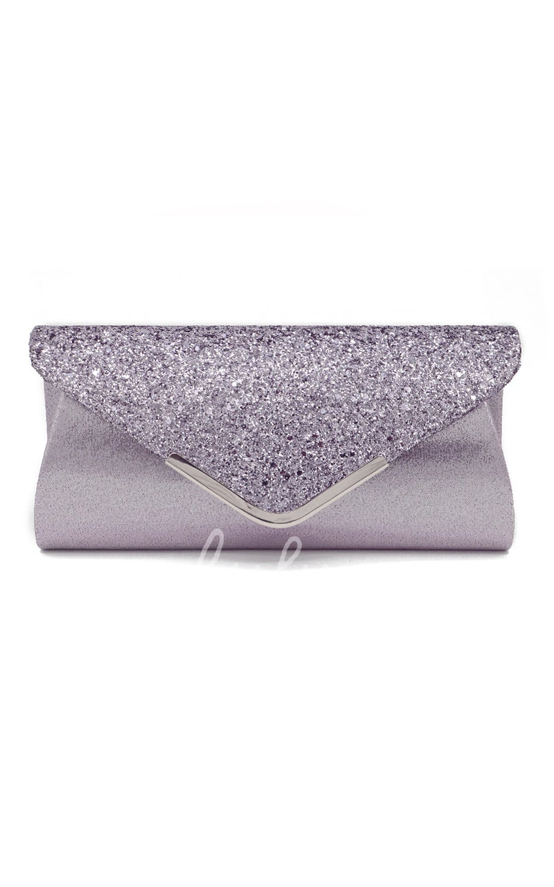 Sequin Flap Envelope Clutch