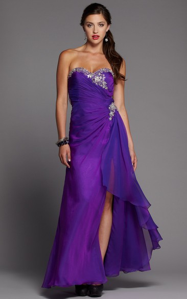 Purple prom dresses on sale 2018