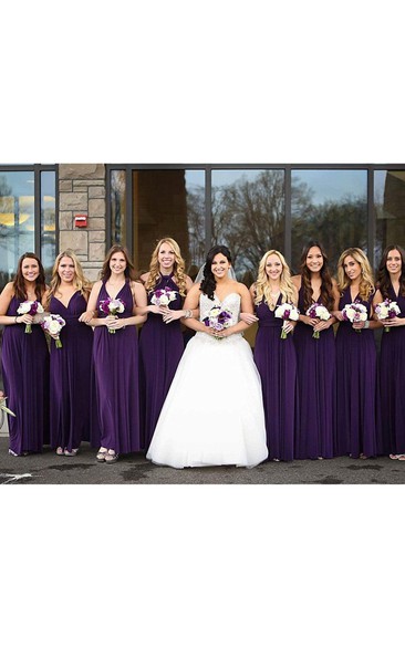 Dark Royal Purple Bridesmaid Dresses