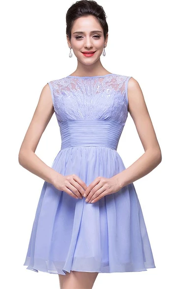 Sleeveless Lace Short Homecoming Dress Unique Dress for Women