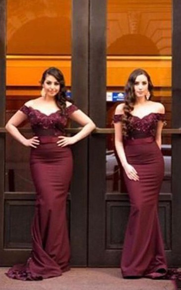 Cassis Color Bridesmaid Dresses