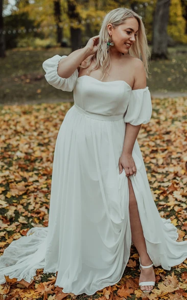 short beach plus size summer wedding dresses