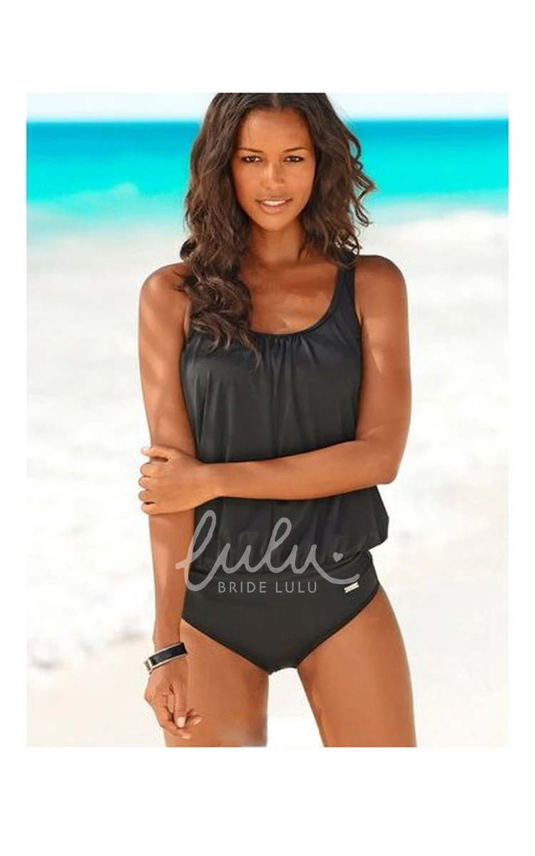 Romantic Boho Top Tankini Set