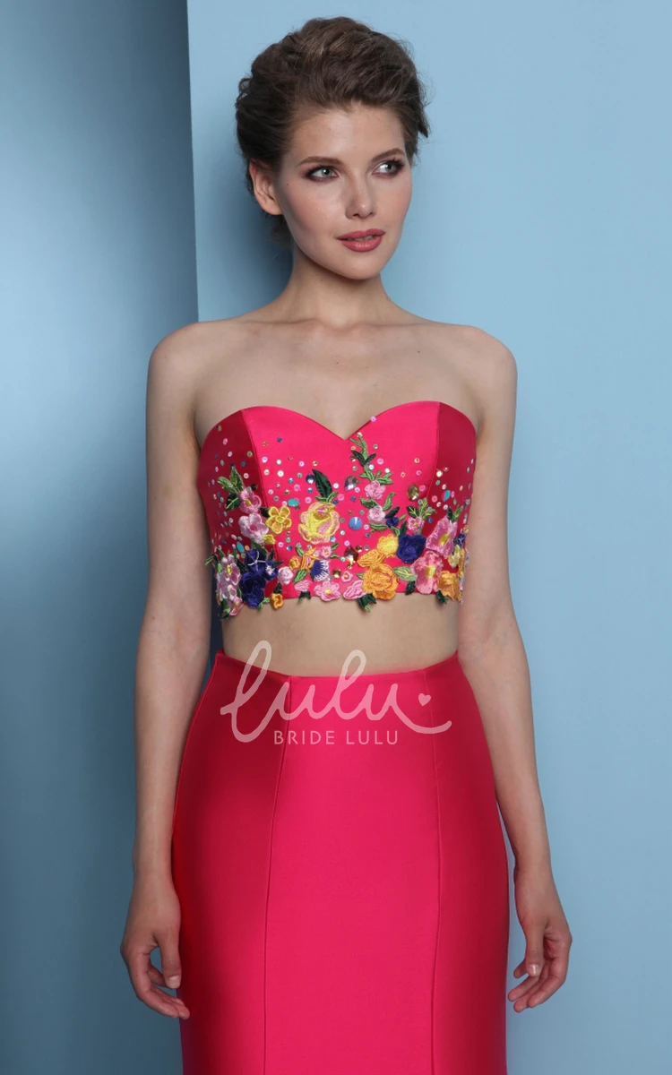 Sweetheart Mermaid Prom Dress with Embroidery and Sequins