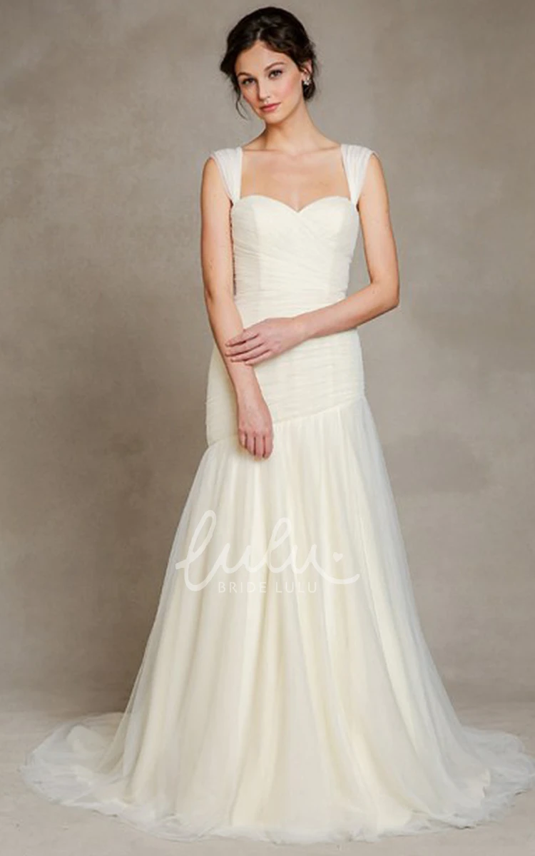 Sweetheart Tulle Floor-Length Wedding Dress Classic Bridal Gown