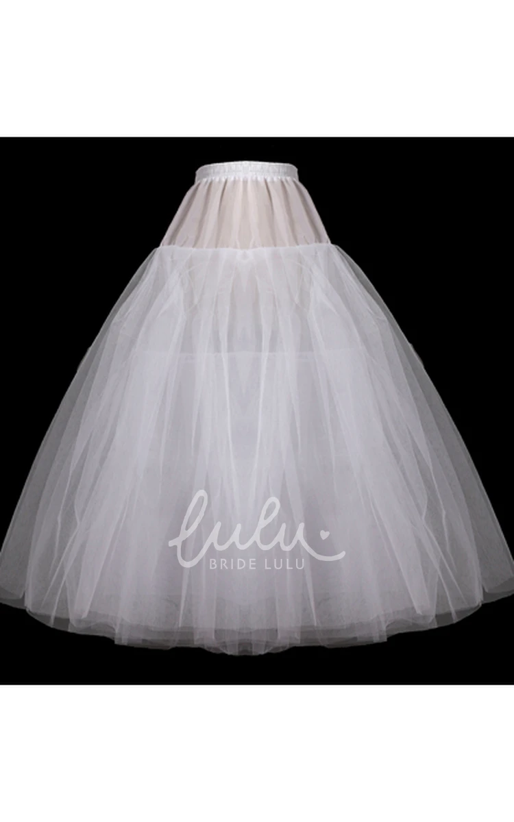 Non-bone 2-layer Net Wedding Skirt Petticoat Super Large Size