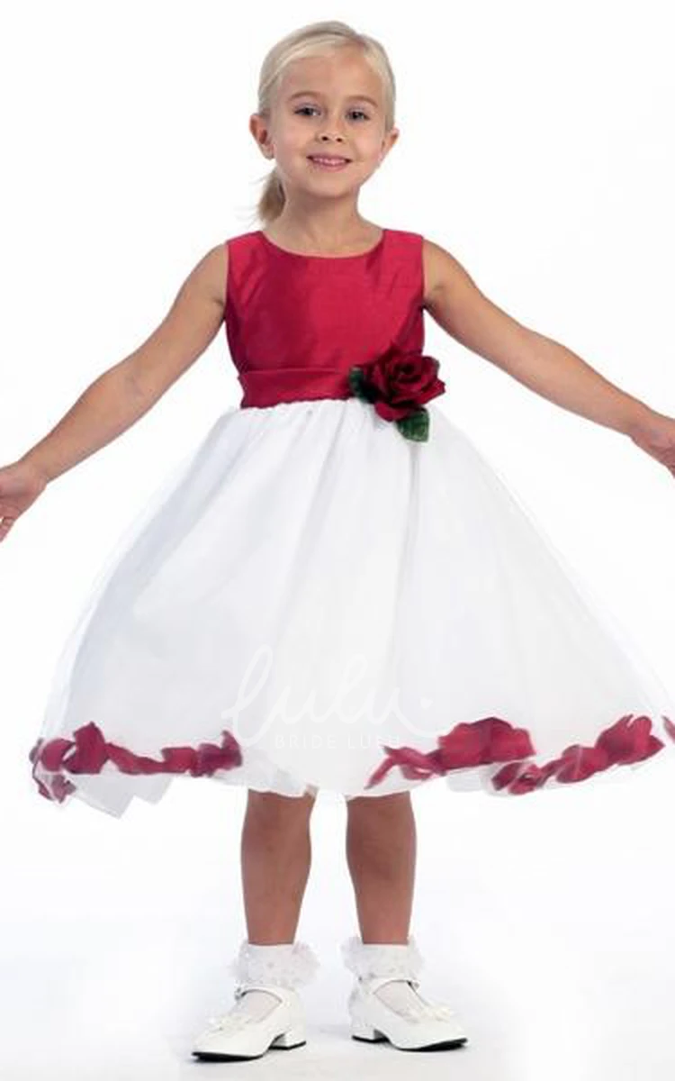 Floral Tulle Flower Girl Dress Casual Dress for Women