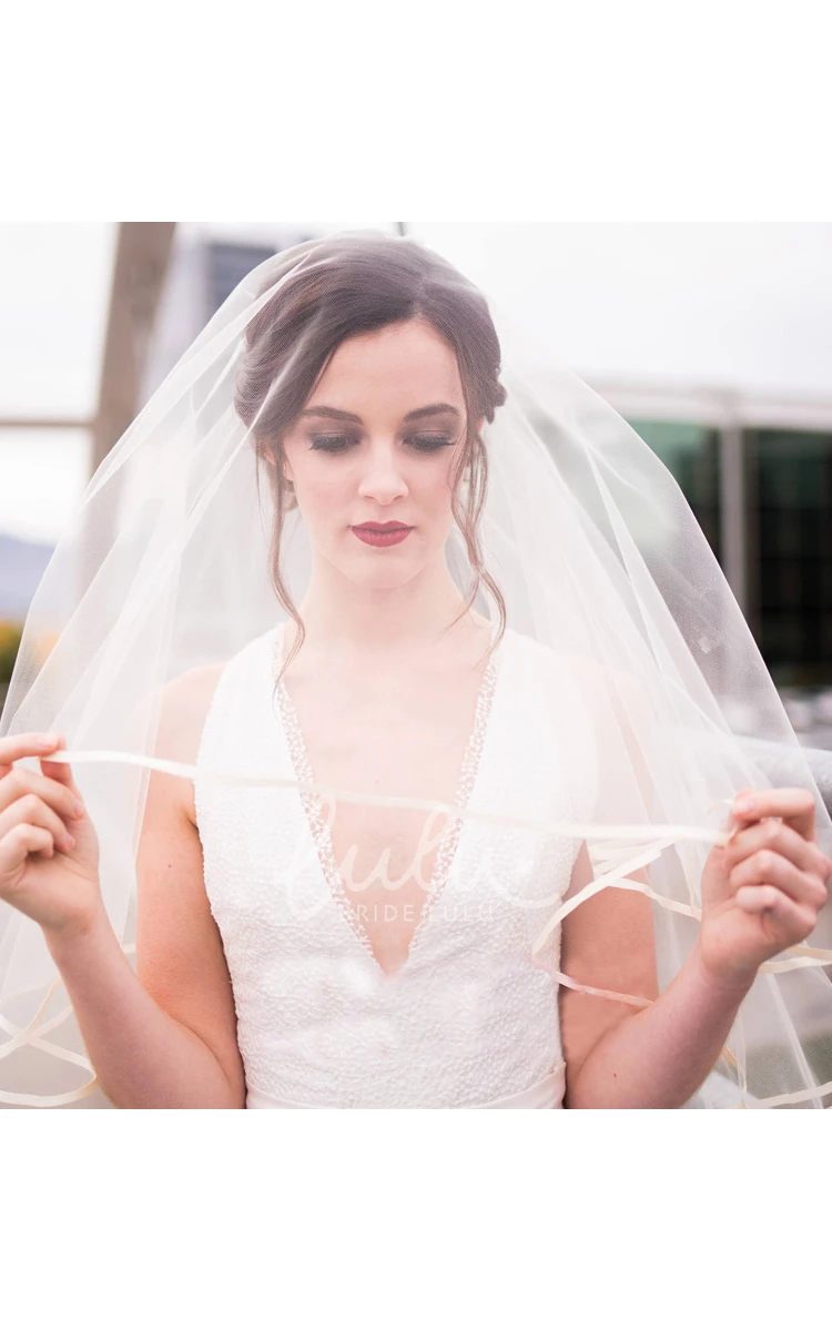 Multi-Layer Short Wedding Veil Fairy and Unique Bridal Accessory