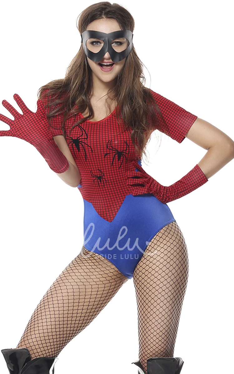 Spider Man T-shirt Teddy Lingerie Naughty Blue and Red Dress