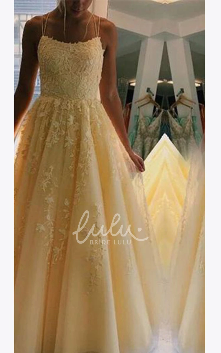 Lace Beach Prom Dress Sleeveless Sexy Women A-Line Tulle
