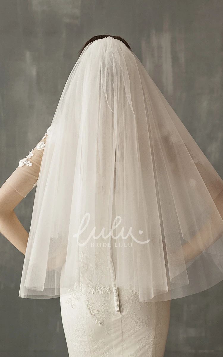 High Quality Ivory Soft Wedding Bridal Veil 2 Tier Cathedral Satin Edge  136 UK