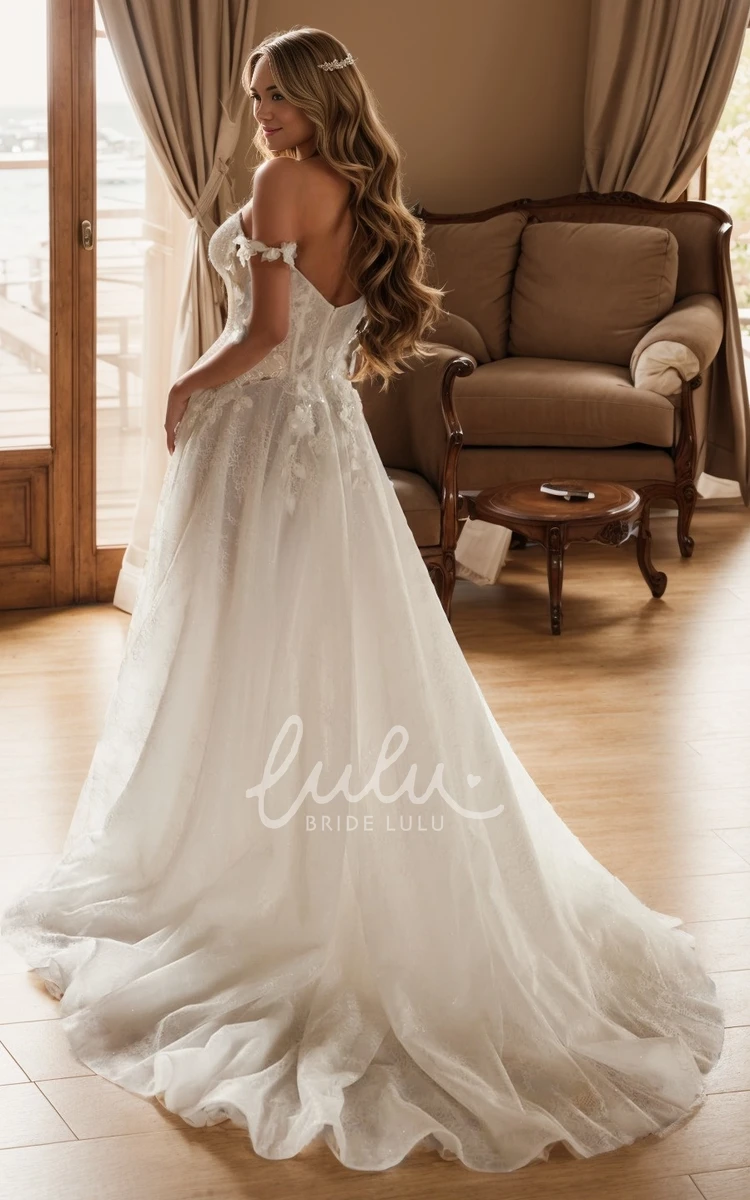 Summer Boho A-Line Sleeveless Maxi Lace Wedding Dress Modern Adorable Spaghetti Straps Backless Bridal Gown