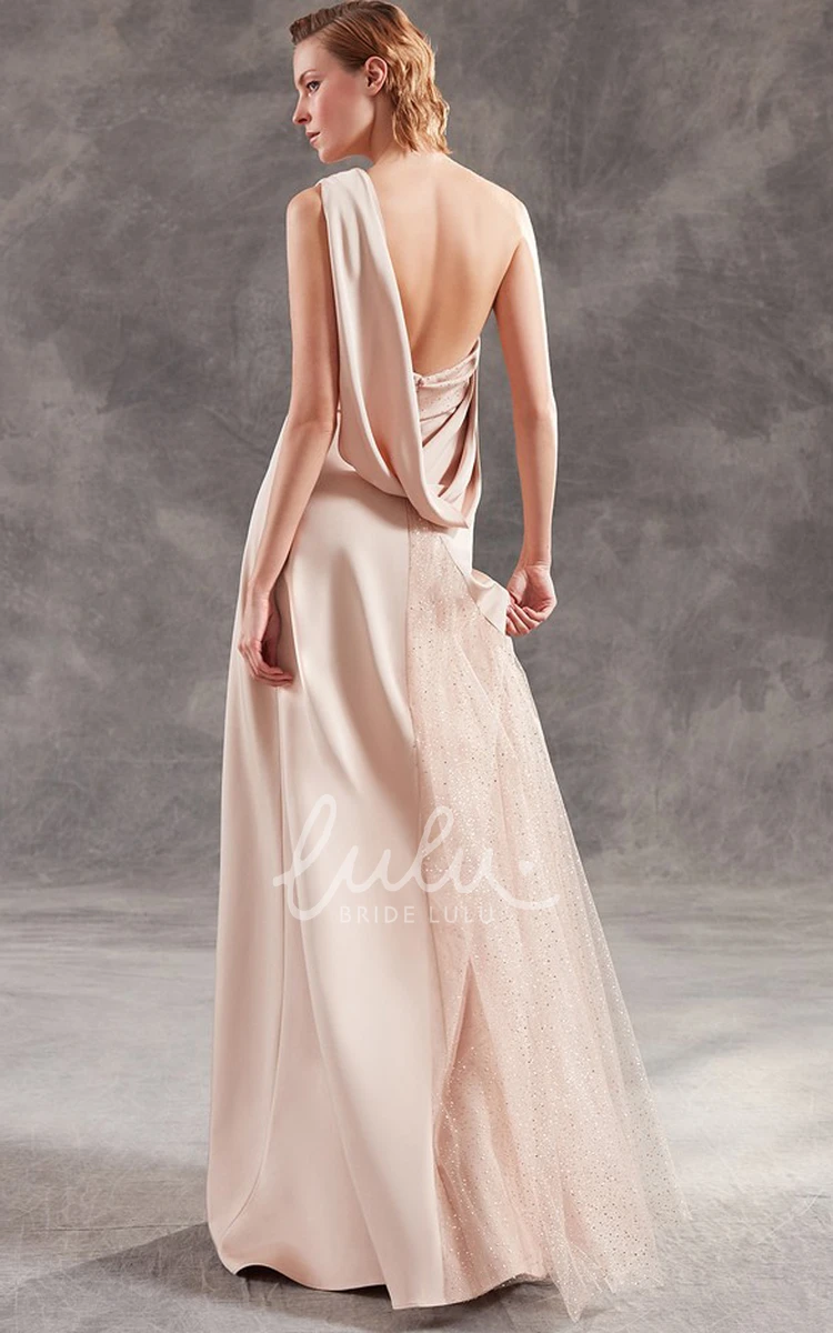 Sleeveless Jersey A Line Prom Dress with Ruching Sexy & Flowy