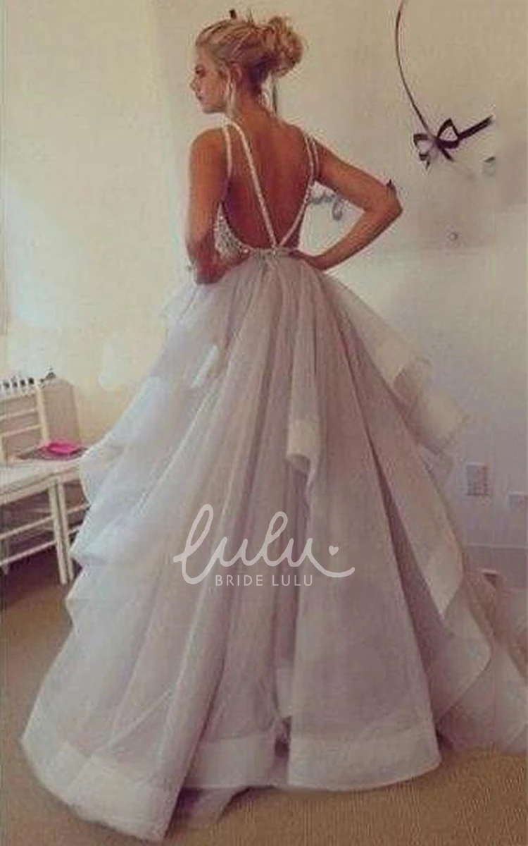 Lace Bodice Chiffon Formal Dress with Floor-Length Hem