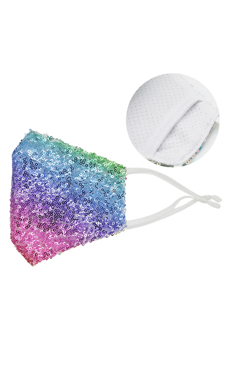 Non-Medical Cotton Sequins Face Masks