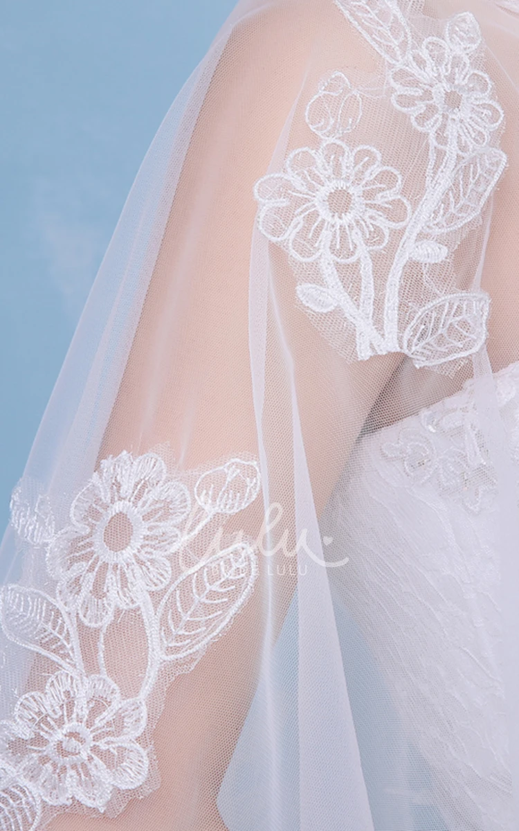 Lace Diamond Cape Round Neck Set Of White Shawl Wedding Dress New Unique Bridal Gown