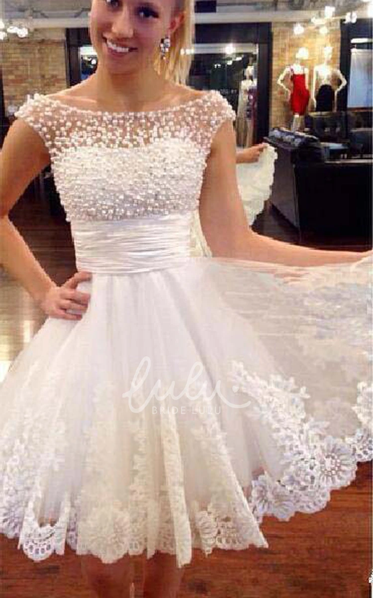 Lace Tulle Low-V Back A-Line Wedding Dress Elegant 2025 Bridal Gown